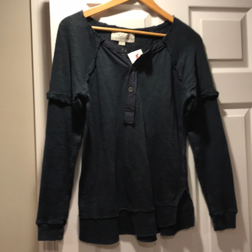 Vintage Havana Top in deep blue - NWT